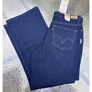 New Levis Jeans 512 Jeans Ladies 14p Perfectly Slimming Bootcut Flare